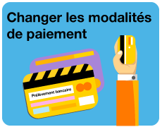 Changer les modalites de paiement