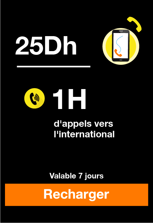Recharges appels et SMS