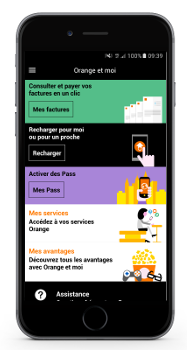 Application Orange et moi