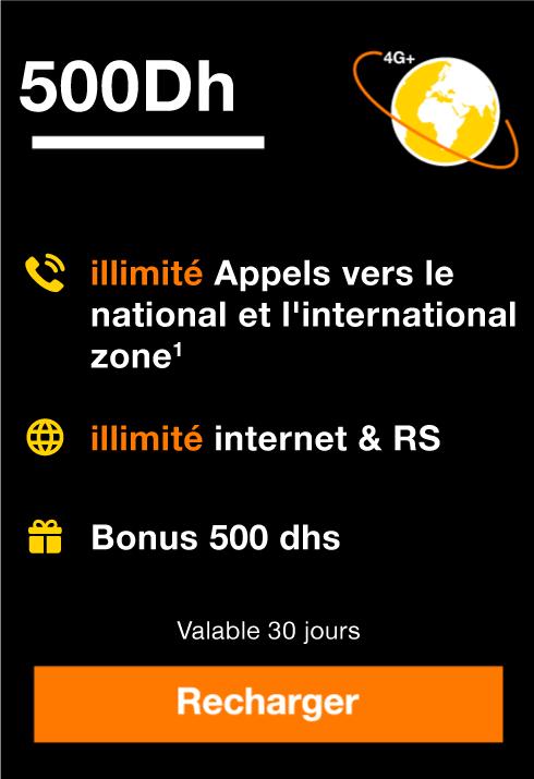 Recharge internet
