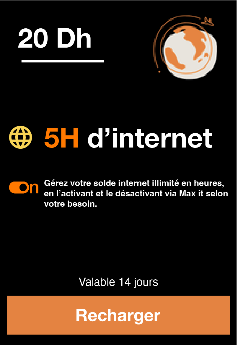 Recharge internet